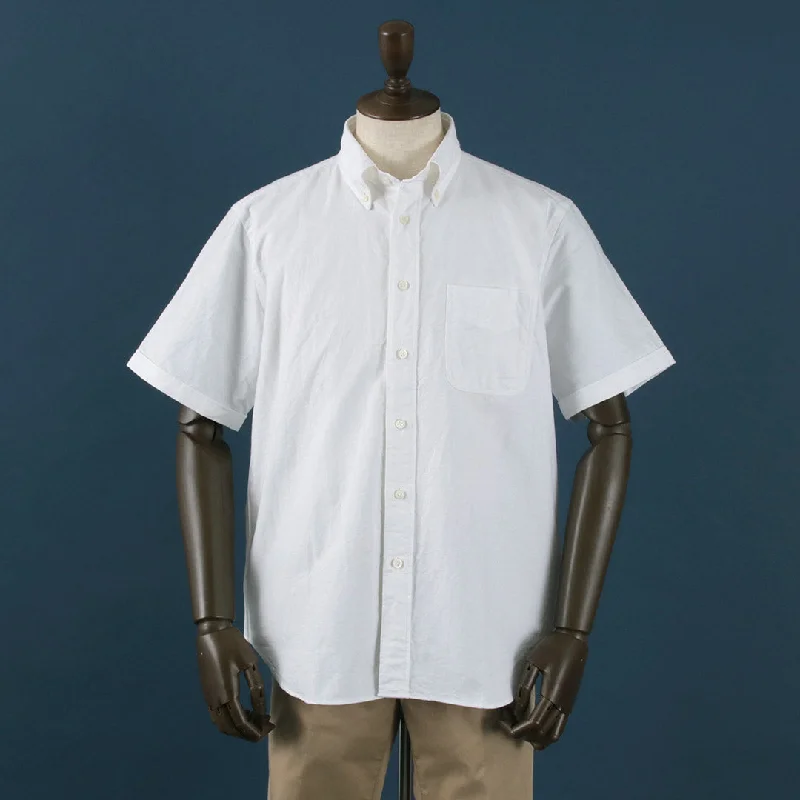 oversized tops for menROCOCO / American Oxford S/S Classic Button Down Shirt