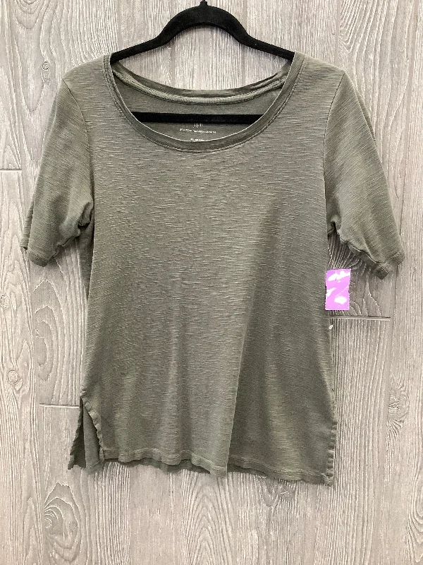 Off-the-shoulder women's topsTop Short Sleeve By J. Jill In Green, Size: S