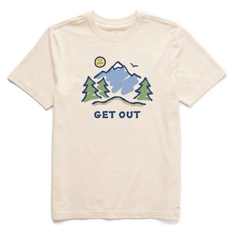 streetwear-inspired short-sleeved shirts for menMen's Get Out Mountain Short Sleeve Tee
