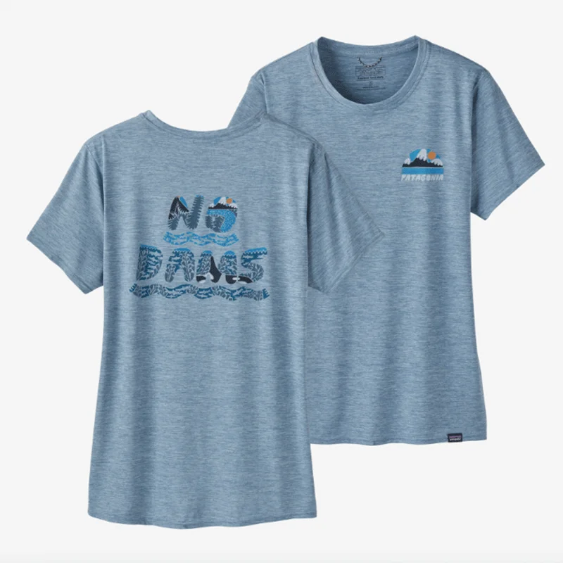short-sleeved tops for men that are perfect for both casual and dressy occasionsWomen's Capilene Cool Daily Graphic Shirt - Waters