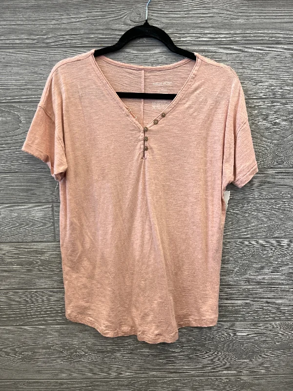 Limited edition women's topsTop Short Sleeve By Knox Rose In Pink, Size: S