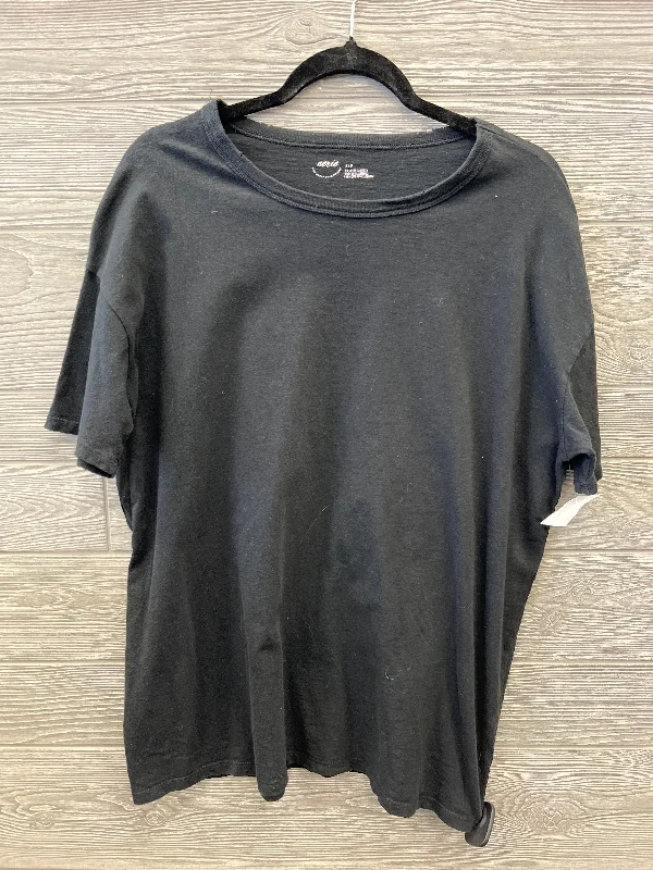 Yoga women's topsTop Short Sleeve By Aerie In Black, Size: S