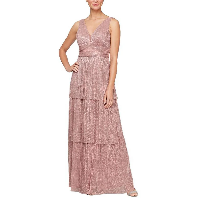 Gym wear dresses for athletic activitiesAlex Evenings Womens Metallic Long Evening Dress