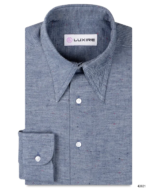 anoraks for menSpeckled Dark Blue Twill
