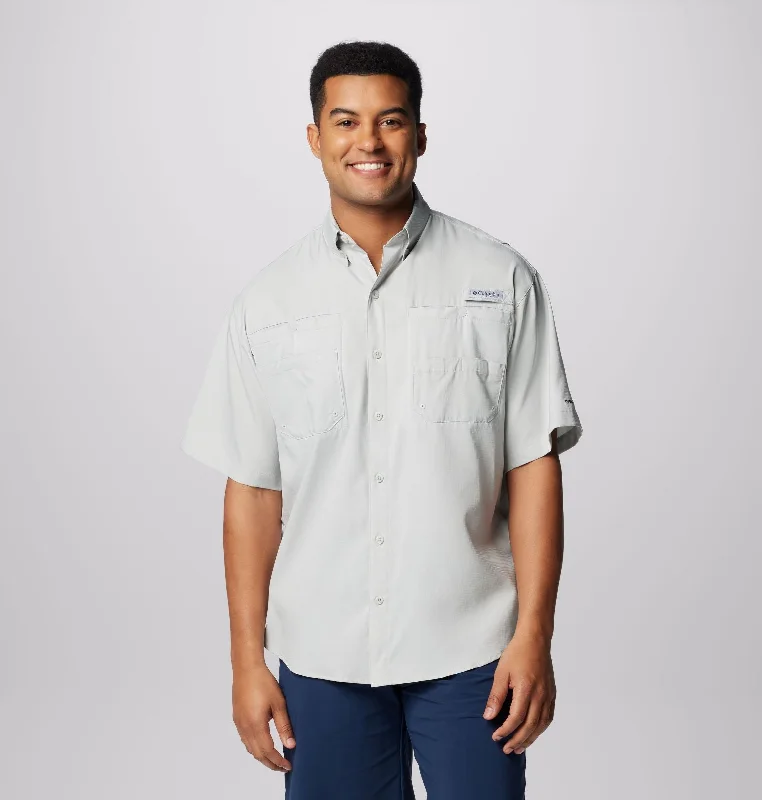 summer outfit inspiration with short-sleeved men's topsMen's Tamiami II Short Sleeve Shirt - Cool Grey
