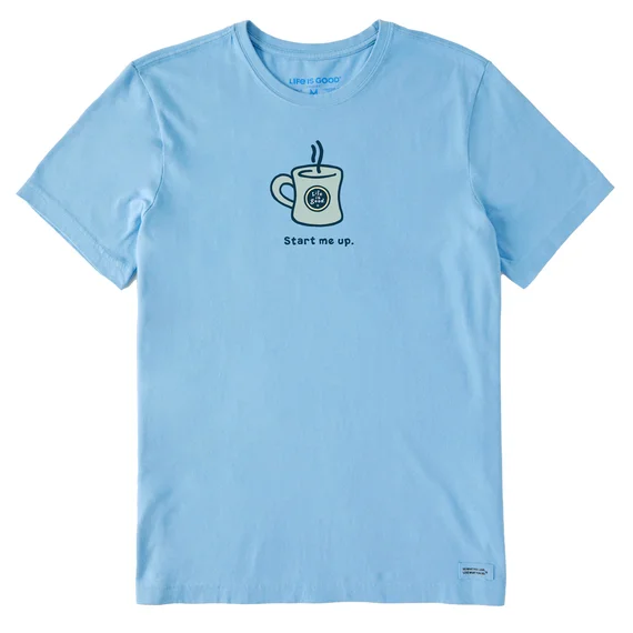 short-sleeved shirts for men with a tailored, slimming fitMen's Start Me Up Short Sleeve Tee