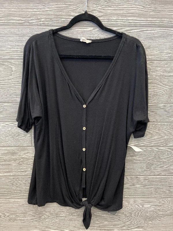 Thermal women's topsTop Short Sleeve By 143 Story In Black, Size: S