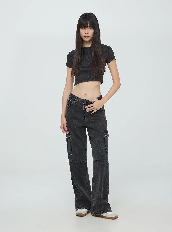 tops with patches for menWoman's Long pants jeans
