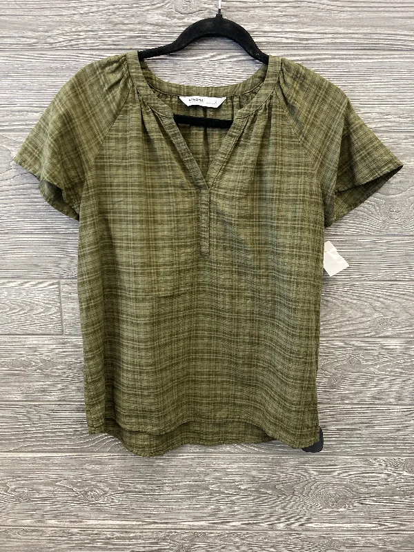 Vintage women's topsTop Short Sleeve By Sonoma In Green, Size: S