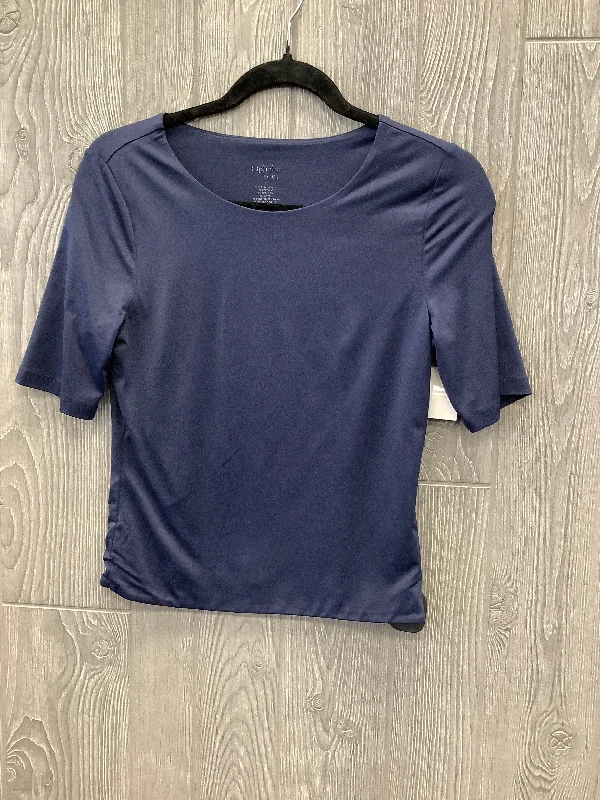 Embroidered women's topsTop Short Sleeve Basic By Ophelia Roe In Navy, Size: S