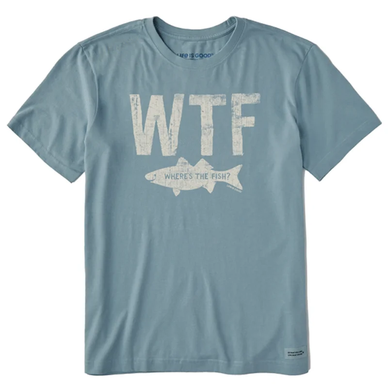 short-sleeved men's clothing inspired by vintage stylesMen's WTF Crusher-LITE Tee