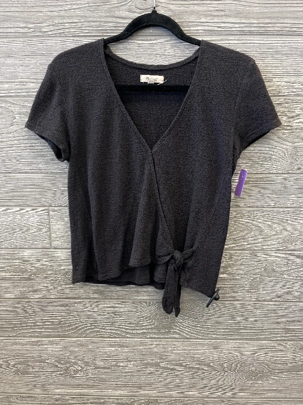 Designer women's topsTop Short Sleeve By Madewell In Black, Size: Xs