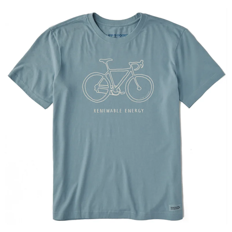 affordable short-sleeved shirts for menMen's Renewable Energy Bike Short Sleeve Tee