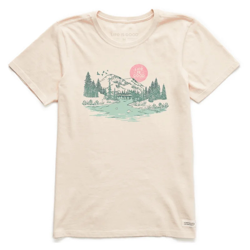 short-sleeved men's tops designed for warm weather climatesWomen's Rural Linework Crusher-LITE Tee