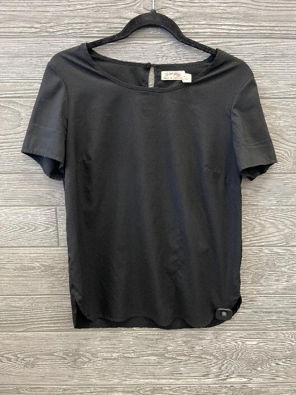 Luxury women's topsTop Short Sleeve By Faded Glory In Black, Size: S