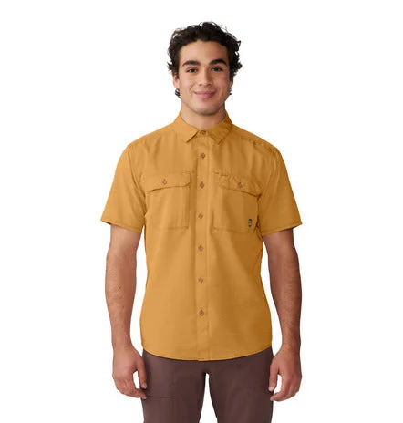 short-sleeved men's shirts with a chest pocketMen's Canyon Short Sleeve Shirt - Copper Clay