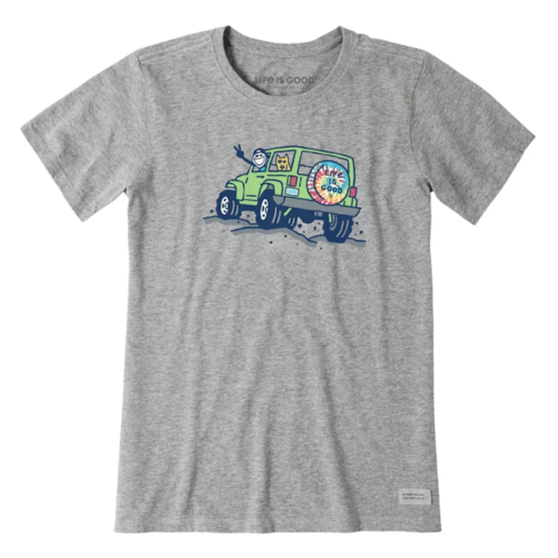 short-sleeved tops for men with a classic designWomen's Jake and Rocket ATV Short Sleeve Tee