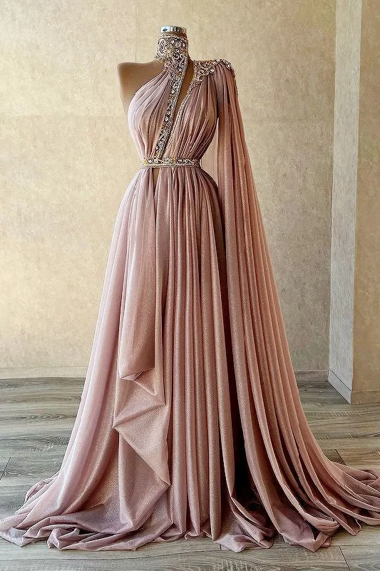 Motherhood dresses for pregnant womenPink gorgeous shiny beaded long tulle sexy elegant floor-length ball gown evening dress gh3277