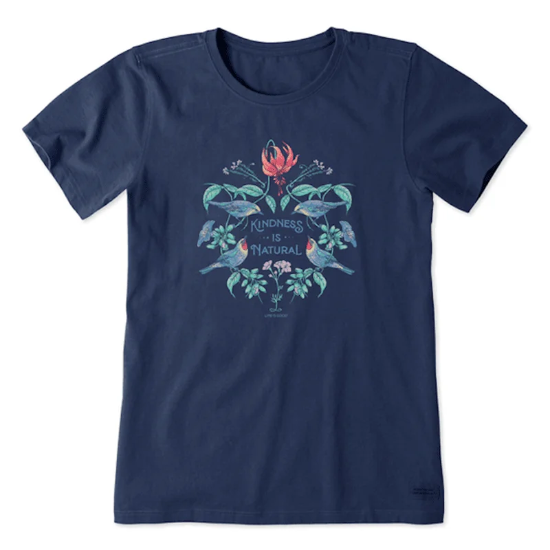 men's short-sleeved shirts with a modern twistWomen's Kindness is Natural Short Sleeve Tee