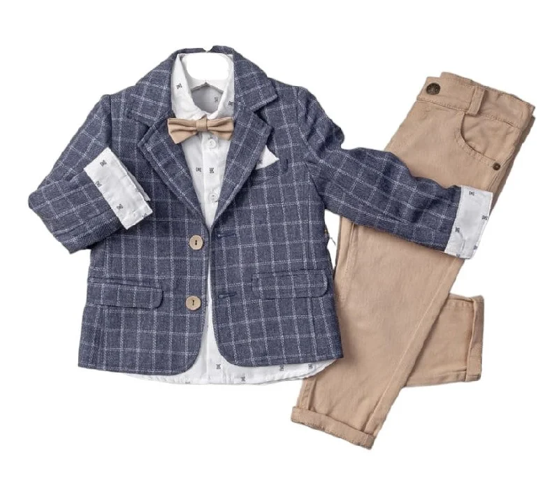 smart casual tops for menLittle Boys' Jacket, Long Sleeve Button-Up Shirt and Pants 3-Piece Dressy Suit