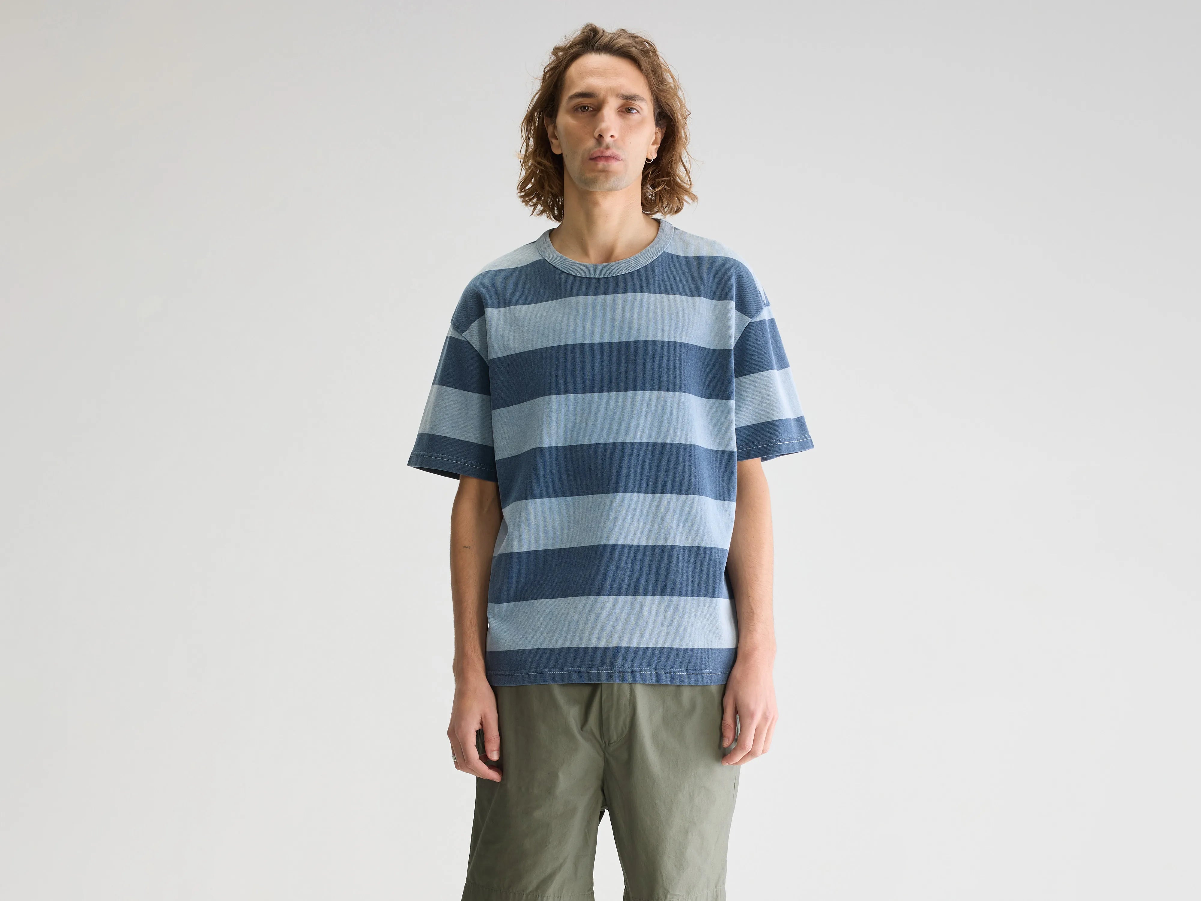 short-sleeved shirts for men with a wrinkle-free finishVouch short-sleeve t-shirt (251 / M / STRIPE C)