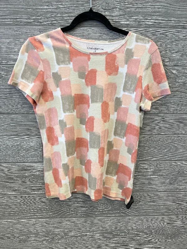 Easy-care women's topsTop Short Sleeve By Croft And Barrow In Pink, Size: S