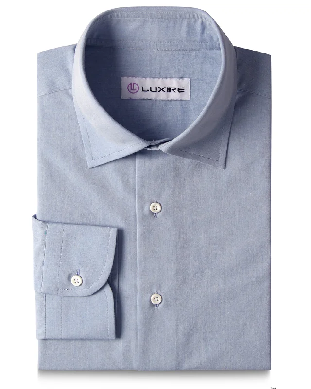 tops made from denim for menAlbini: Faded Blue