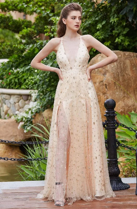 Cocktail dresses for womenJ'Adore Dresses - J16033 Glitter Crisscrossed Back Prom Dress