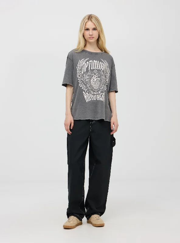 tops with adjustable sleeves for menWoman's Short-sleeved T-shirt