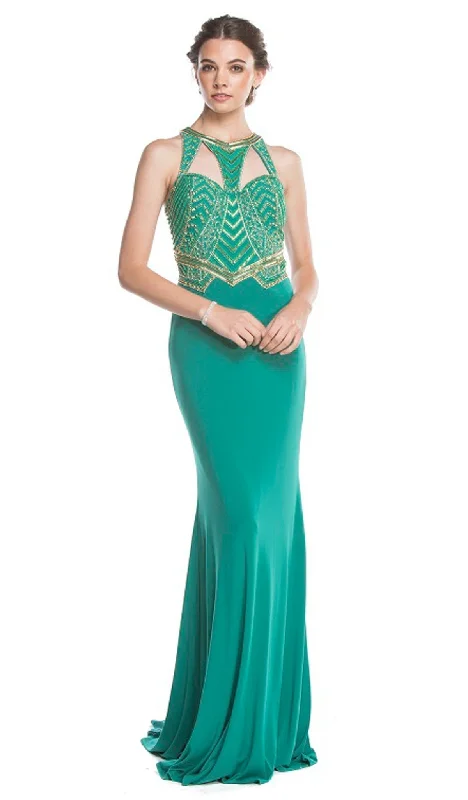 Evening women's dressesTrevi Collection - Embellished Sheath Dress