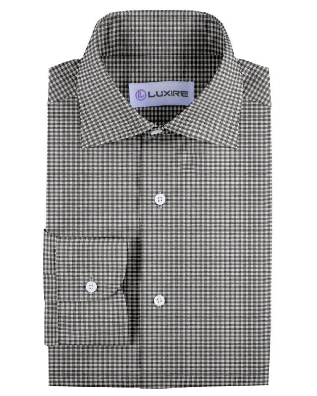 tops suitable for all seasons for menAlbini: Grey Gingham