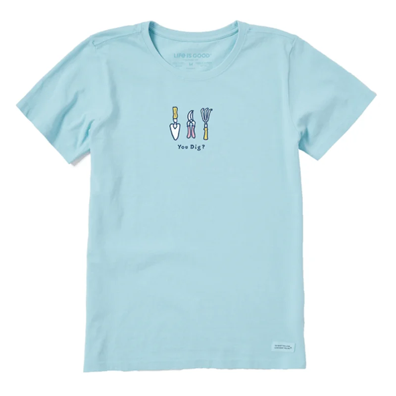 short-sleeved shirts for men from sustainable brandsWomen's You Dig? Short Sleeve Tee
