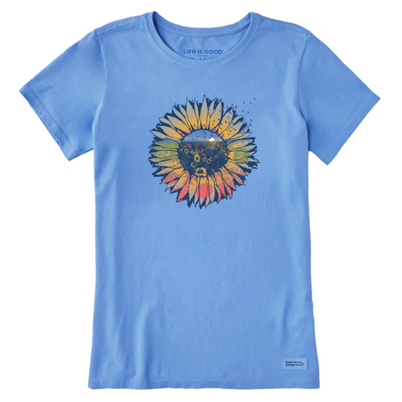short-sleeved men's clothing inspired by vintage stylesWomen's Sunflowerscape Short Sleeve Tee