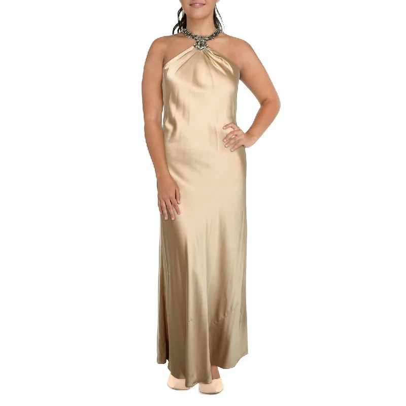 Cold-shoulder dresses for womenLauren Ralph Lauren Womens Shantel Beaded Long Evening Dress
