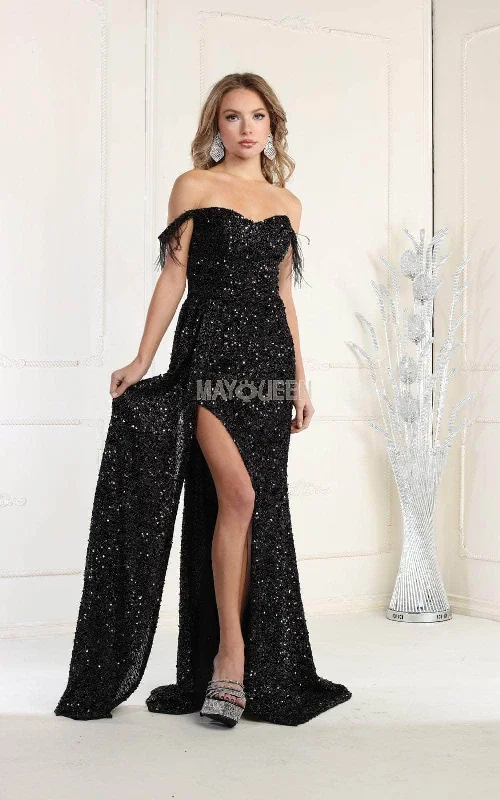 Checkered dresses for womenMay Queen RQ7988 - Sequin Dress