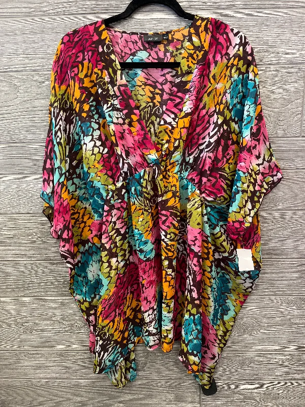 Pullover women's topsTop Short Sleeve By Apt 9 In Multi-colored, Size: S