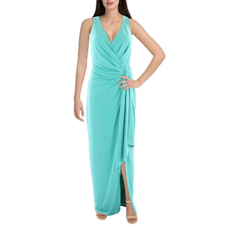 Ruched dresses for womenLauren Ralph Lauren Womens Kuyoto Gathered Long Evening Dress