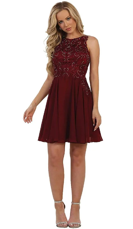 Leather dresses for womenMay Queen MQ1556