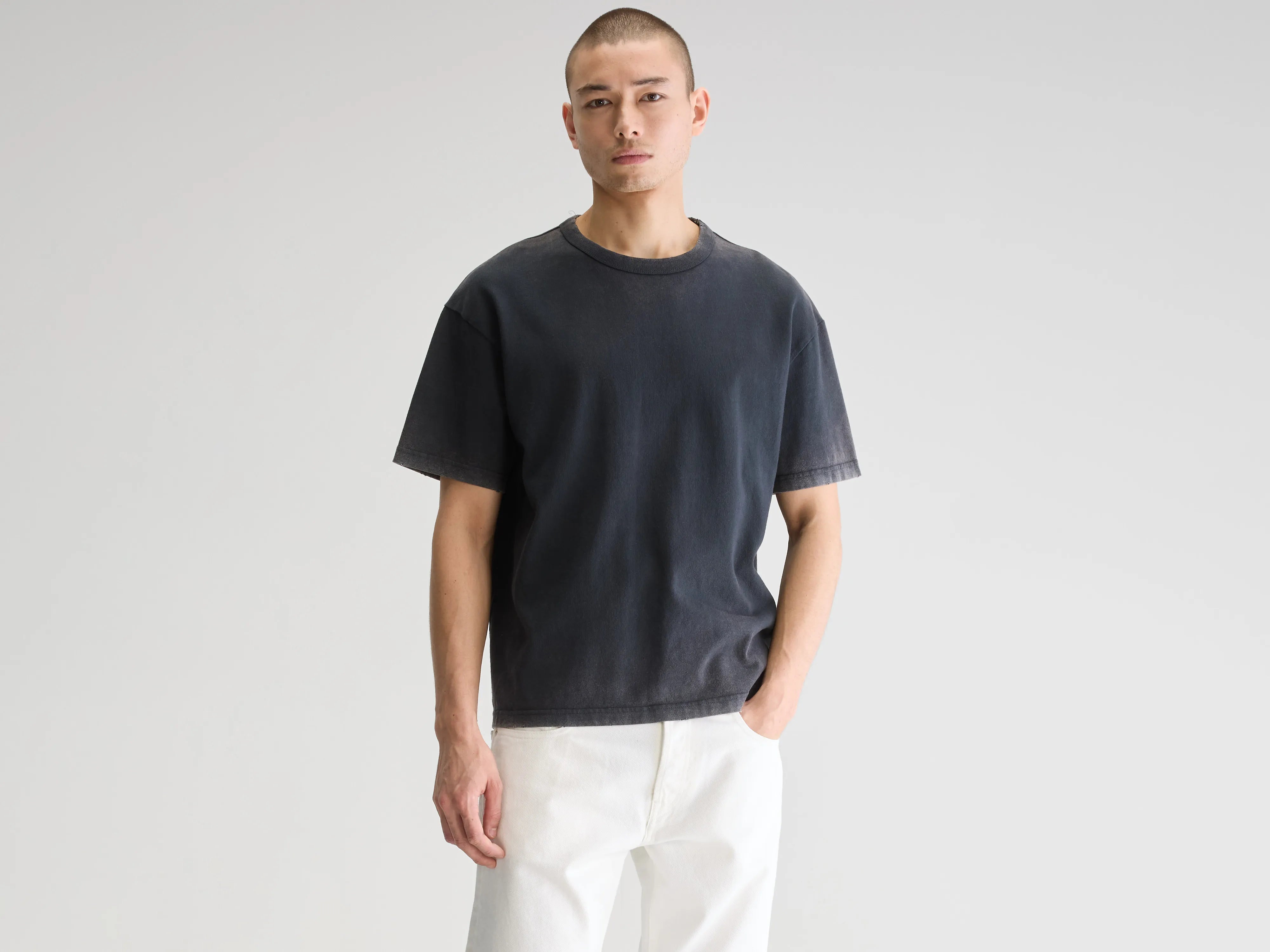 streetwear-inspired short-sleeved shirts for menVouch short-sleeve t-shirt (251 / M / BLACK BLUE)