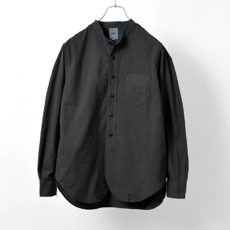 gilets for menFOB FACTORY / F3464 Dye band collar shirt