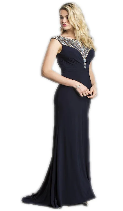 Spaghetti strap dresses for womenTrevi Collection - Embellished Fitted Dress