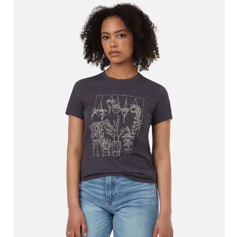 dressing up short-sleeved men's shirts for formal eventsWomen's Plant Club T-Shirt