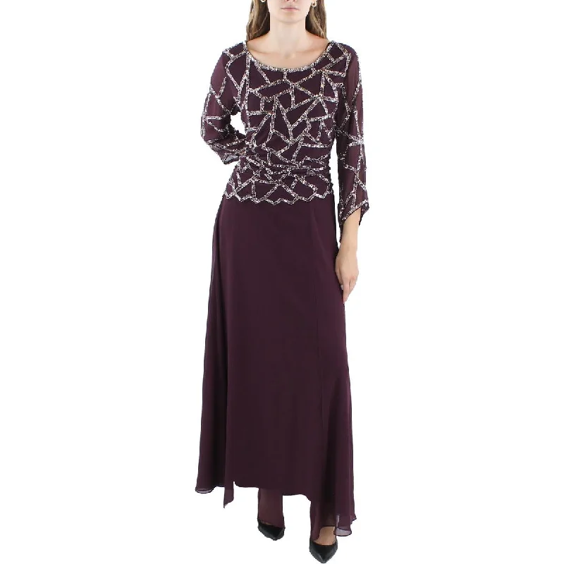 Lace dresses for womenJKara Womens Embellished Long Evening Dress