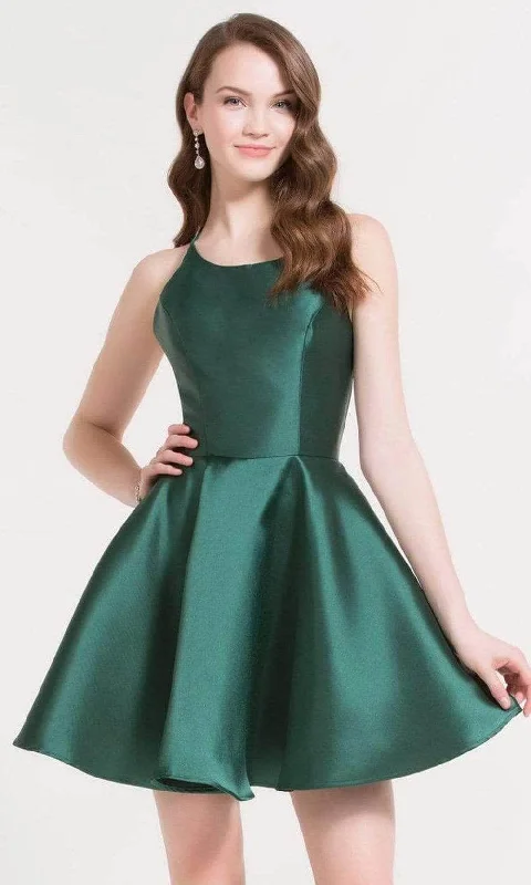 Festival dresses for music and arts eventsAlyce Paris - 3703 Halter A-Line Cocktail Dress
