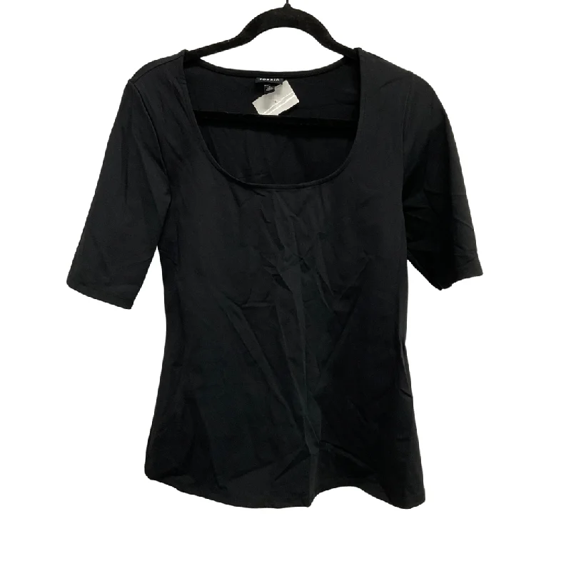 Workwear women's topsTop Short Sleeve Basic By Torrid In Black, Size: L