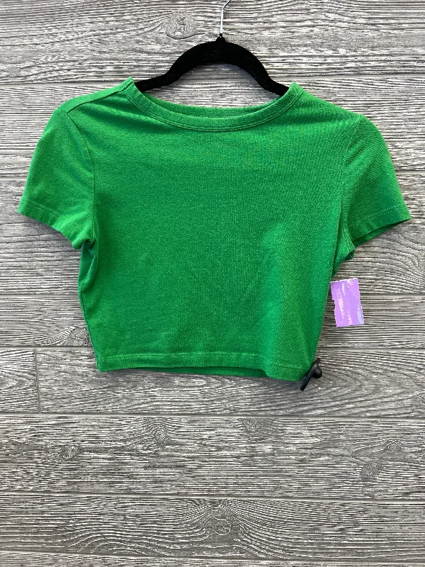Running women's topsTop Short Sleeve By Wild Fable In Green, Size: S