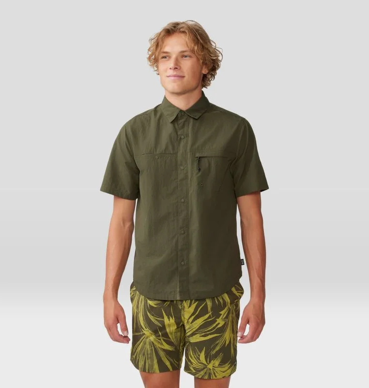 spring short-sleeved men's topsMen's Stryder Short Sleeve Shirt - Dark Pine