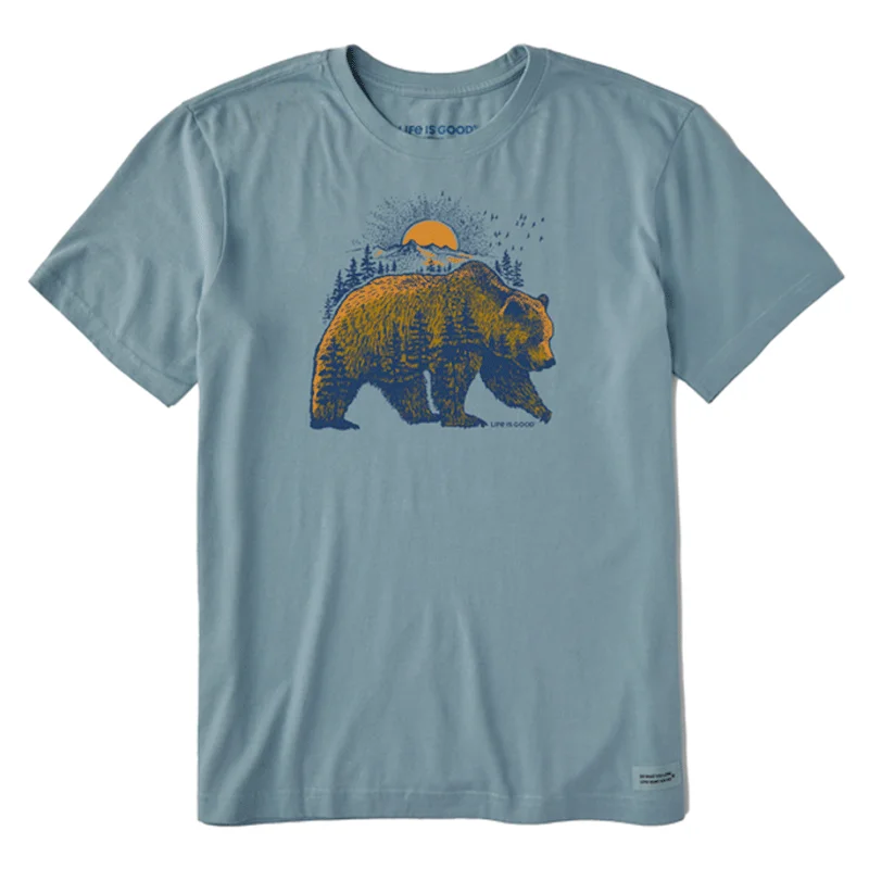 short-sleeved shirts for men that are trending on social mediaMen's Bearscape Crusher Tee