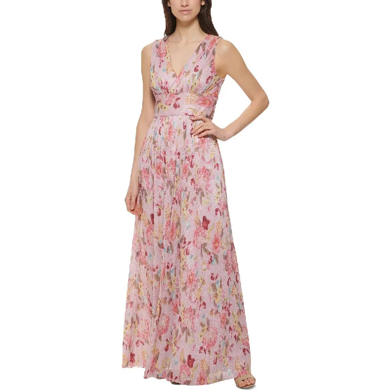Silk dresses for womenJessica Howard Womens Metallic Long Evening Dress