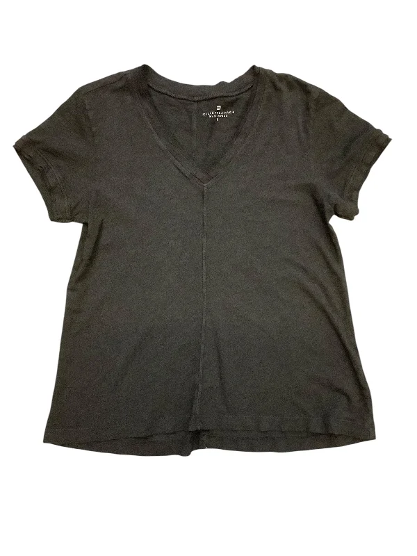 Pastel women's topsTop Short Sleeve Basic By Elliott Lauren In Black, Size: S